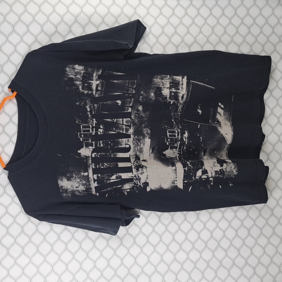 Other - Nirvana 2009 men's large black & gray rock band grunge punk unisex tee shirt